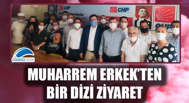 Muharrem Erkek'ten bir dizi ziyaret