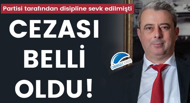 Partisi tarafından disipline sevk edilmişti: Sadık Göğüsgeren'in cezası belli oldu!