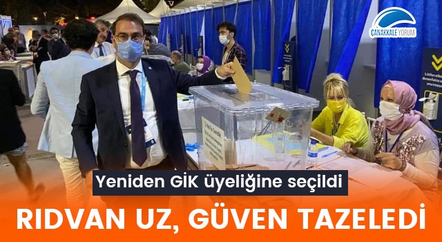 Rıdvan Uz, güven tazeledi: Yeniden GİK üyeliğine seçildi