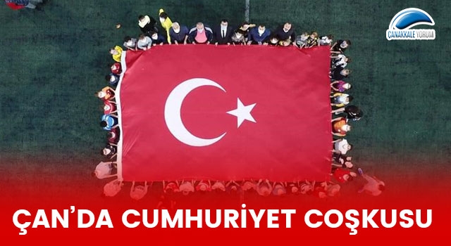 Çan'da Cumhuriyet coşkusu