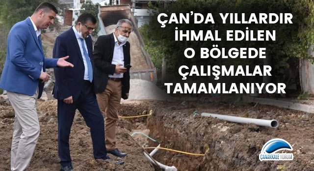 Çan'da yıllardır ihmal edilen o bölgede çalışmalar tamamlanıyor