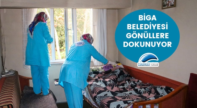 Biga Belediyesi gönüllere dokunuyor