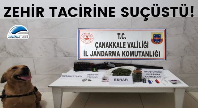 Zehir tacirine suçüstü!