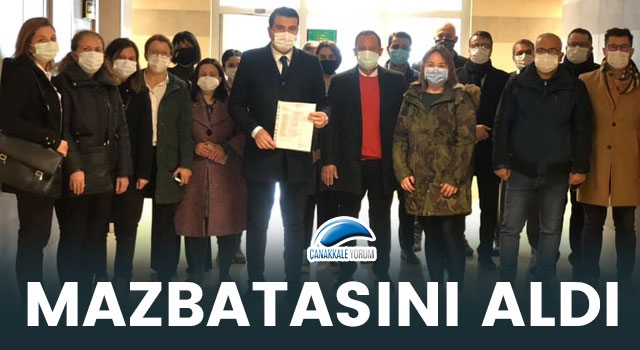 Başkan Karaca mazbatasını aldı