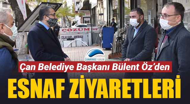 Başkan Öz'den esnaf ziyaretleri