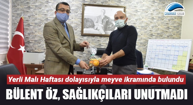 Bülent Öz, sağlıkçıları unutmadı