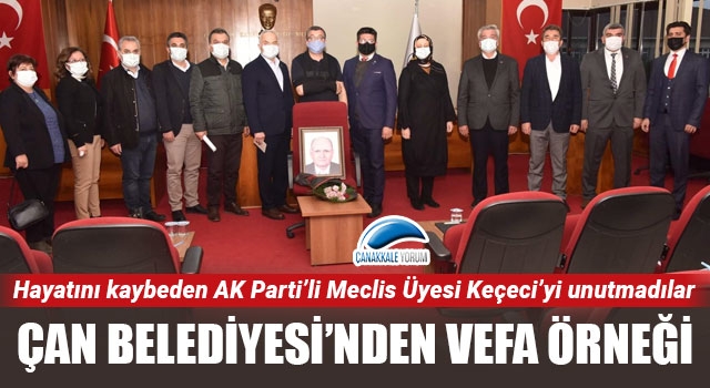 Çan Belediyesi'nden vefa örneği