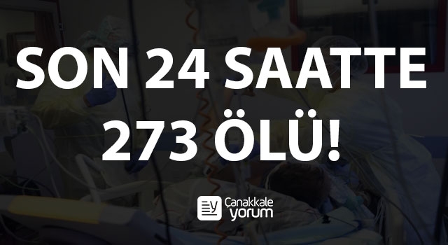 Son 24 saatte korona virüsten 273 kişi hayatını kaybetti!