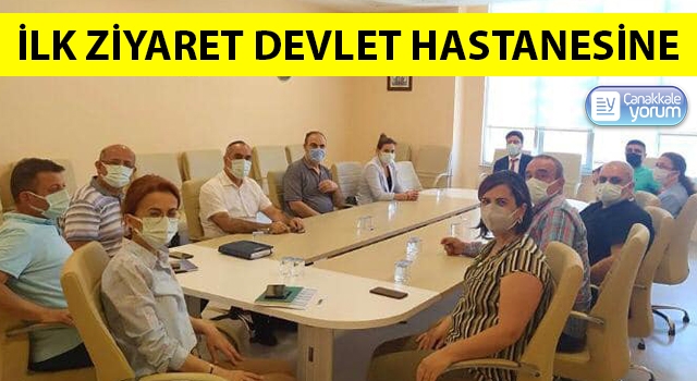 Baştürk’ten ilk ziyaret devlet hastanesine