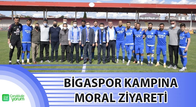 Bigaspor kampına moral ziyareti