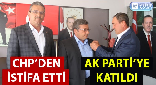 Geyikli’de CHP’li eski başkan AK Parti’ye katıldı