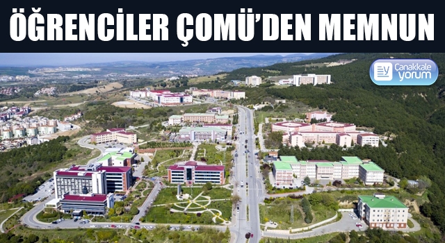 Öğrenciler ÇOMÜ’den memnun