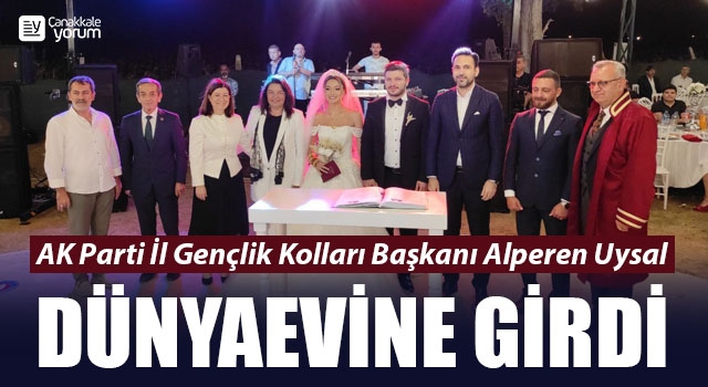 Alperen Uysal dünyaevine girdi