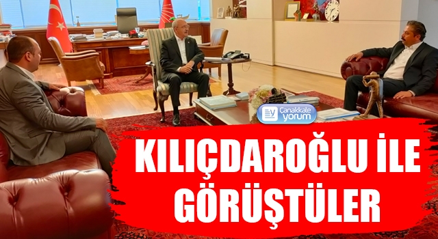 Bayramiçli başkanlar, Kılıçdaroğlu ile görüştü