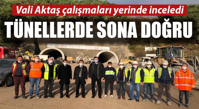 Ayvacık - Küçükkuyu Tünellerinde sona doğru