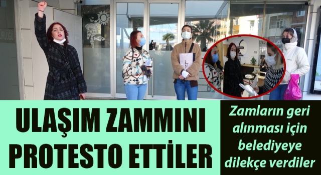 Öğrencilerden ulaşım zammı protestosu: Zamların geri alınması için belediyeye dilekçe verdiler