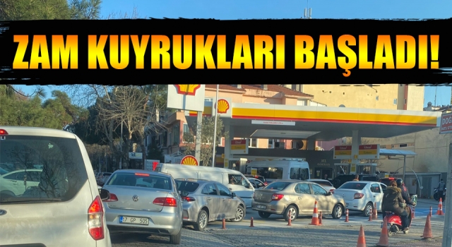 Akaryakıtta zam kuyrukları başladı!