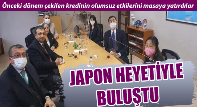 Başkan Öz, Japon heyetiyle buluştu: Önceki dönem çekilen kredinin olumsuz etkilerini masaya yatırdılar