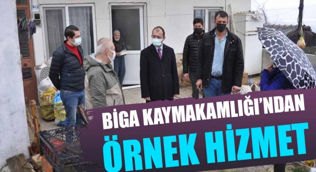 Biga’da 400 kişiye günlük sıcak yemek dağıtılıyor