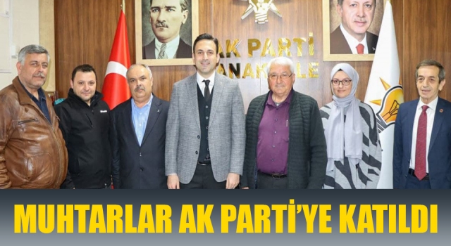 Muhtarlar AK Parti’ye katıldı