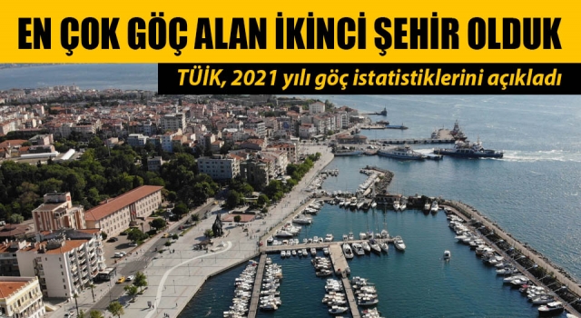 Türkiye’de en çok göç alan ikinci şehir Çanakkale