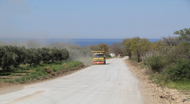 Antik Yunan kenti Alexandria Troas'ın yolu yapıldı