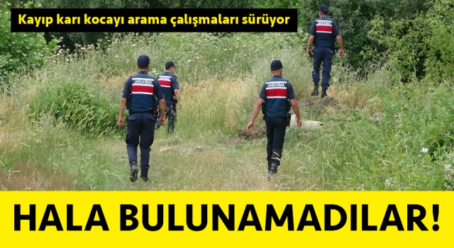 Çanakkale’de kaybolan karı kocayı arama çalışmaları sürüyor