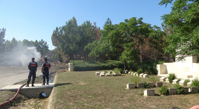 Yeni Zelanda Mezarlığı yanmaktan son anda kurtarıldı