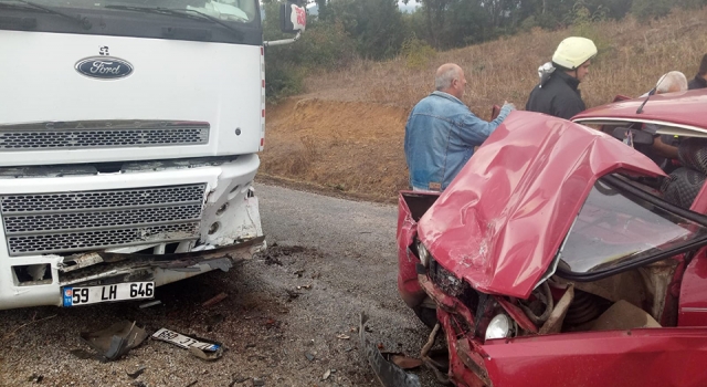 Biga’da süt tankeri ile otomobil çarpıştı: 1 ölü