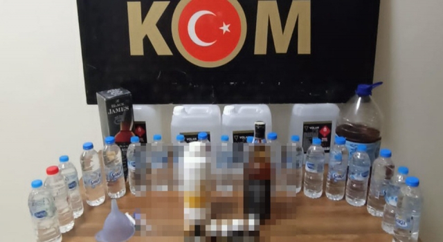 Çanakkale polisinden sahte alkol operasyonu