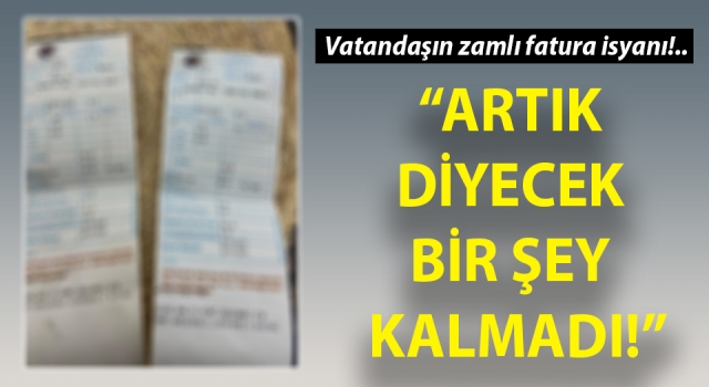 Çanakkale’de vatandaşı isyan ettiren zamlı su faturası!