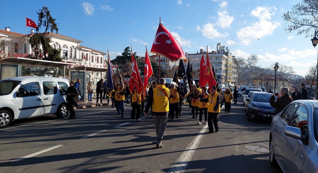 57. Alay Tekirdağ'dan Çanakkale'ye yürüyor