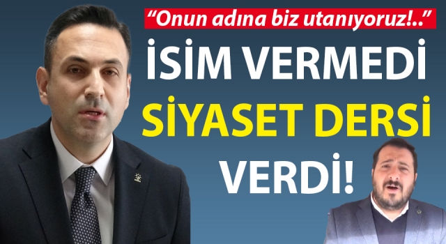 AK Partili Makas’tan, Gelecek Partili Özsüer’e çok sert tepki: “Başkanımızın ismiyle gündeme gelmek için kendini daha fazla rezil etme!”