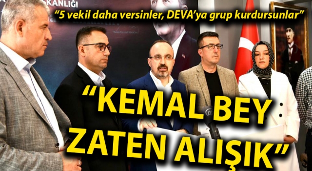 Bülent Turan: “5 vekil daha versinler, DEVA’ya grup kurdursunlar” - Çanakkale Yorum