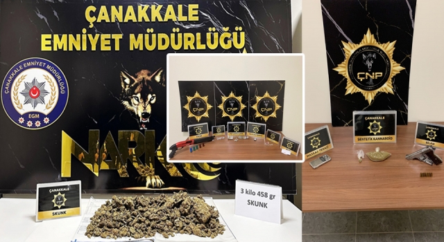 Çanakkale’de uyuşturucu operasyonları: 28 şüpheli tutuklandı