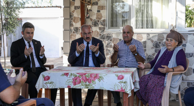 Çanakkale’de şehit ailesine ziyaret