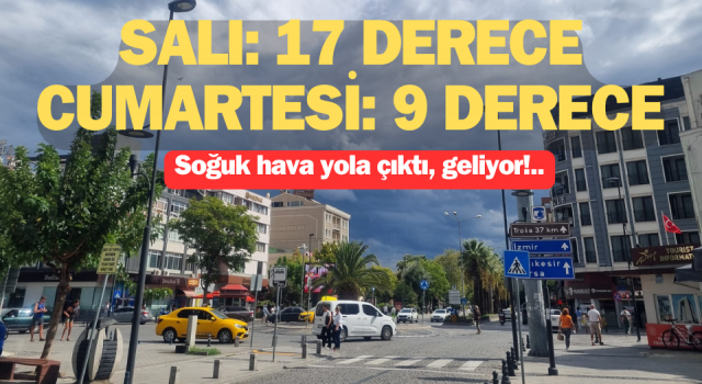 Çanakkale’de perşembeden itibaren hava soğuyacak!