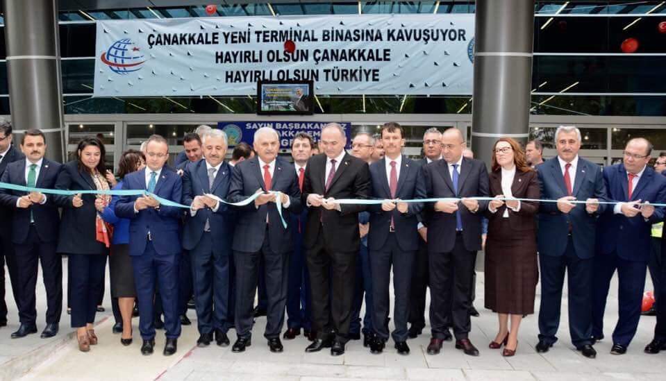 Çanakkale Havalimanı Terminal Binası açıldı