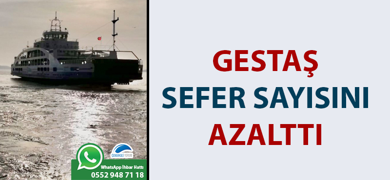 GESTAŞ sefer sayısını azalttı