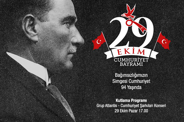 17 Burda AVM "Cumhuriyet Şarkıları Konseri" ile coşturacak