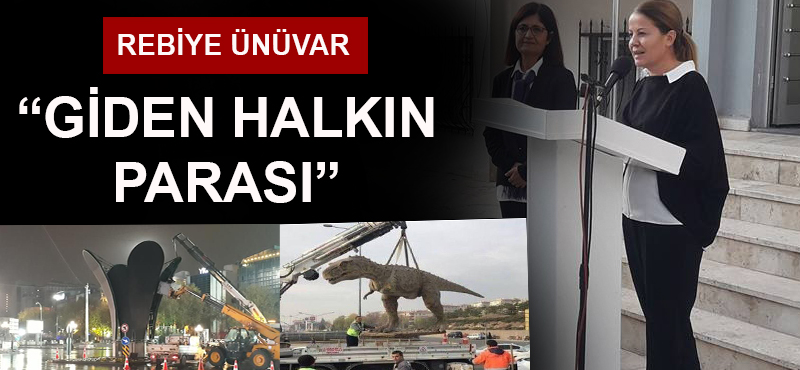 Rebiye Ünüvar: "Giden halkın parası"