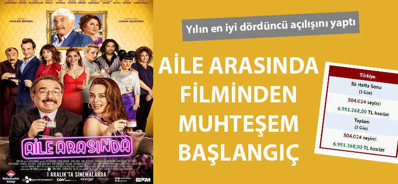 Aile Arasında filminden muhteşem başlangıç