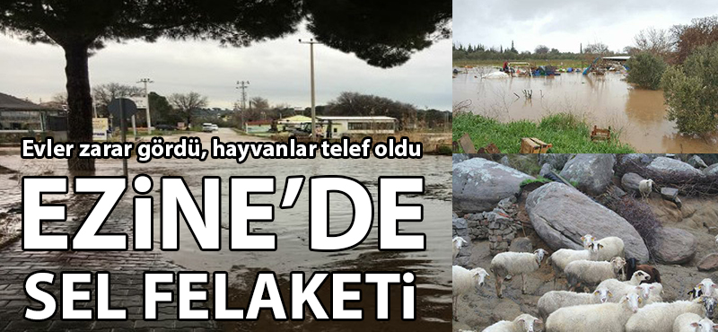 Ezine'de sel felaketi!