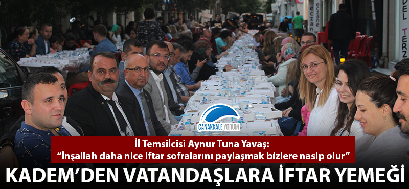 KADEM'den vatandaşlara iftar yemeği