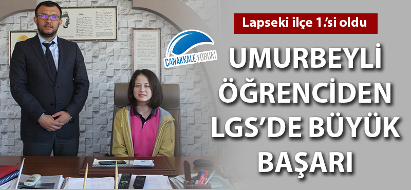 Umurbeyli öğrenciden LGS’de büyük başarı