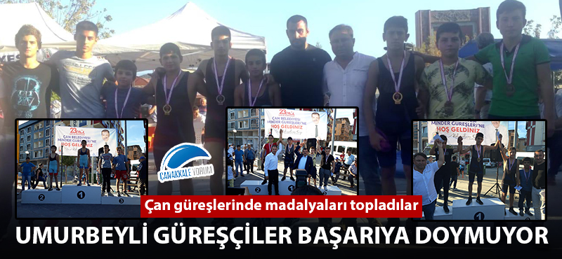 Umurbeyli güreşçiler başarıya doymuyor