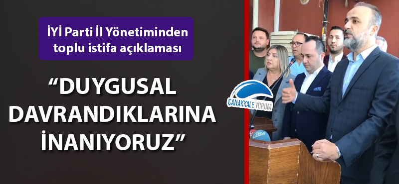 "Duygusal davrandıklarına inanıyoruz"