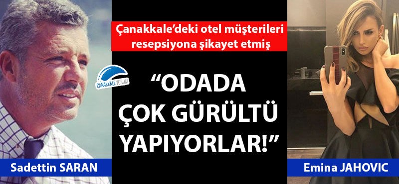 "Odada çok gürültü yapıyorlar!"