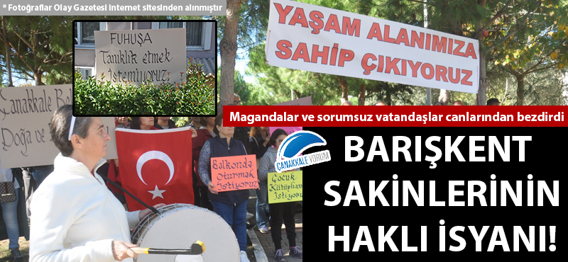 Barışkent sakinlerinin haklı isyanı!