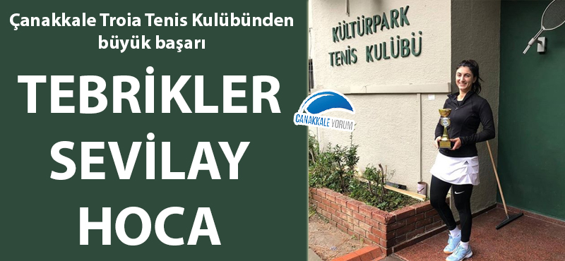 Çanakkale Troia Tenis Kulübünden büyük başarı